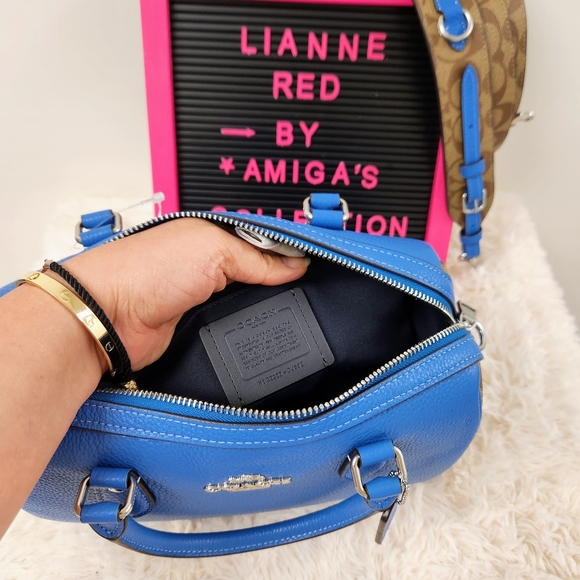 COACH Rowan Satchel In Signature Canvas - Picture 10 of 14